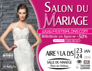 Affiche Salon du Mariage Aire sur la Lys 2016