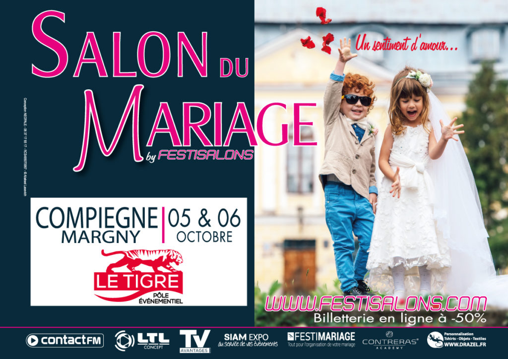 Affiche Salon du Mariage Compiegne Le Tigre 2019