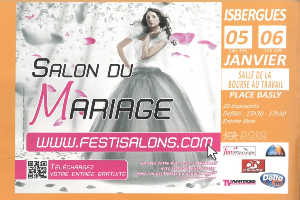 Affiche Salon du Mariage Isbergues 2013