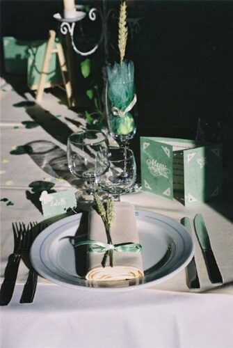 Decoration Table Vert