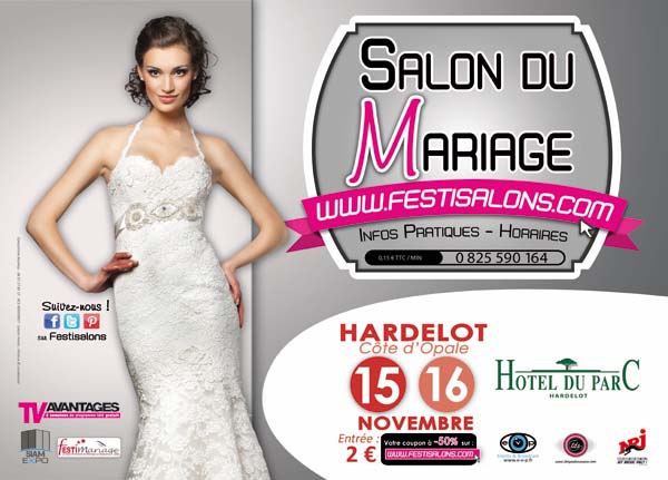 Affiche Salon du Mariage Hardelot Hotel du Parc 2014